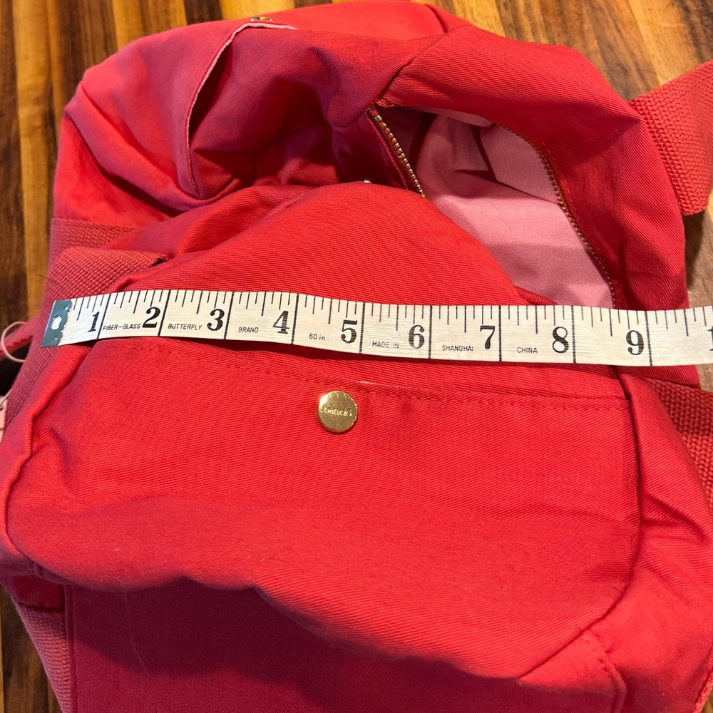 Red & Pink Duffle Tote Bag - Picture 9 of 9
